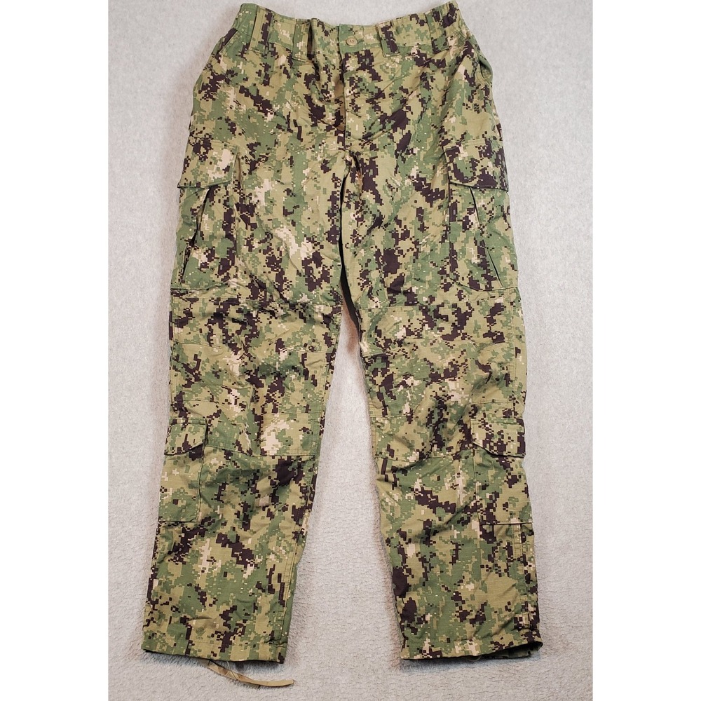 US Military Pants Large Regular 35X32 NWU‎ Type III Navy Seals Digi Camo Cargo